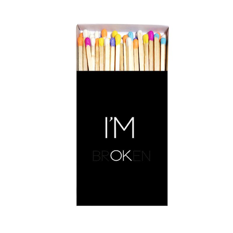کبریت رنگی طرح iam ok کد 1938