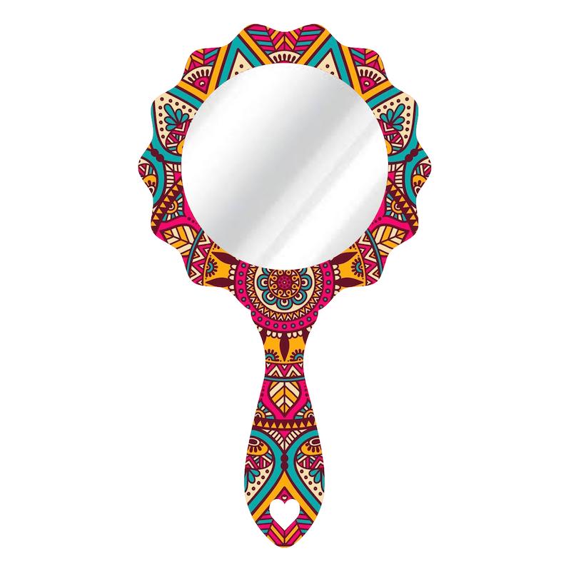 آینه دسته دار طرح اسید کد 373