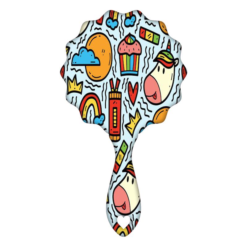 آیینه چوبی، آیینه چاپی، آیینه دسته دار