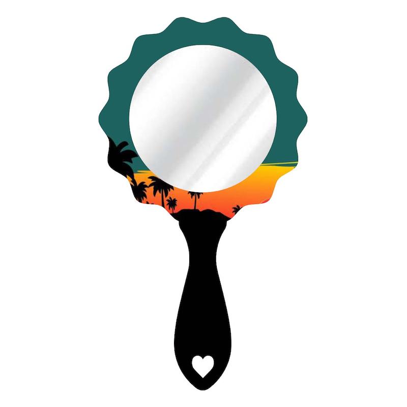 آیینه چوبی، آیینه چاپی، آیینه طرحدار