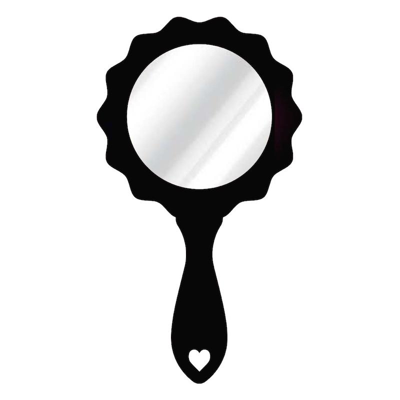 آینه دسته دار طرح  کد 