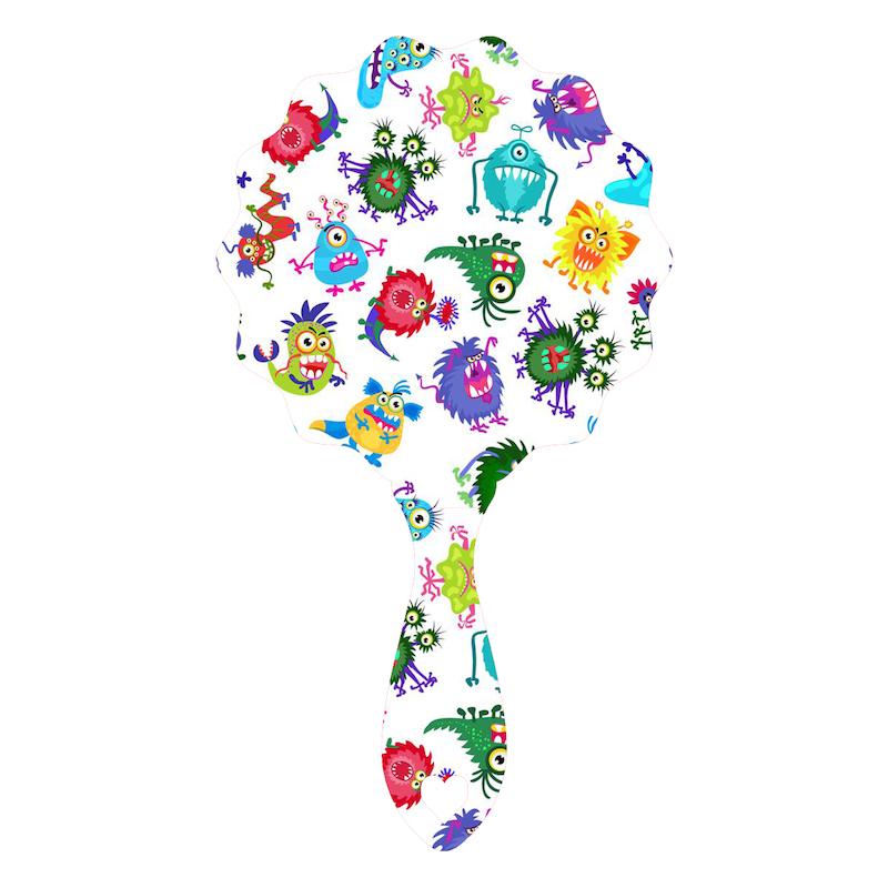 آینه دسته دار طرح  کد 