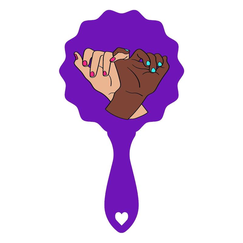 BTS، اکسسوری، آینه دخترانه