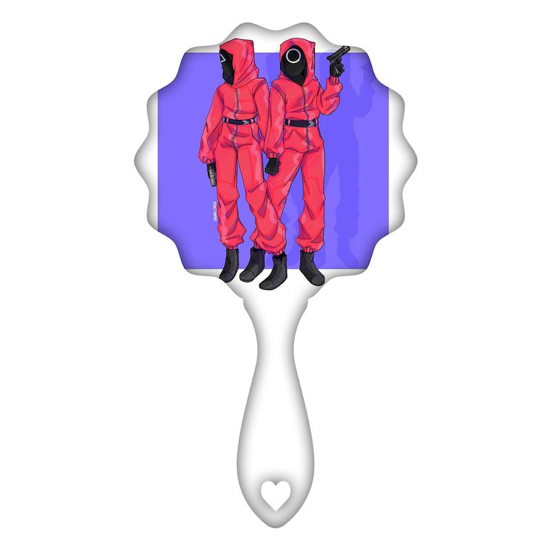 آیینه چوبی، آیینه چاپی، آیینه دسته دار