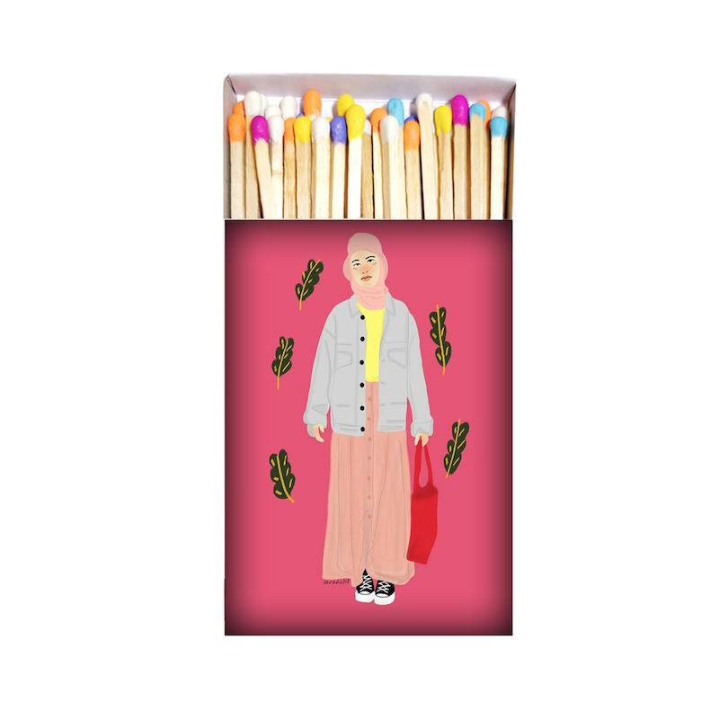 دختر، کبریت موندیکس، چاپی