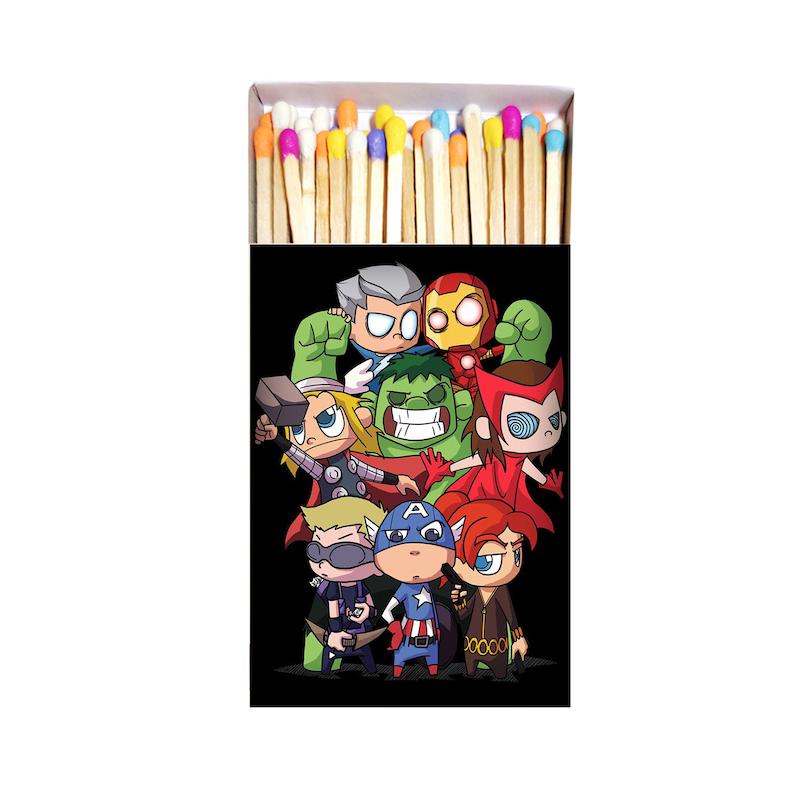 Avengers، کبریت چاپی، پسرانه