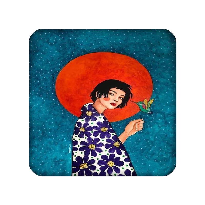 دختر، کارتونی، آینه فانتزی مندیکس