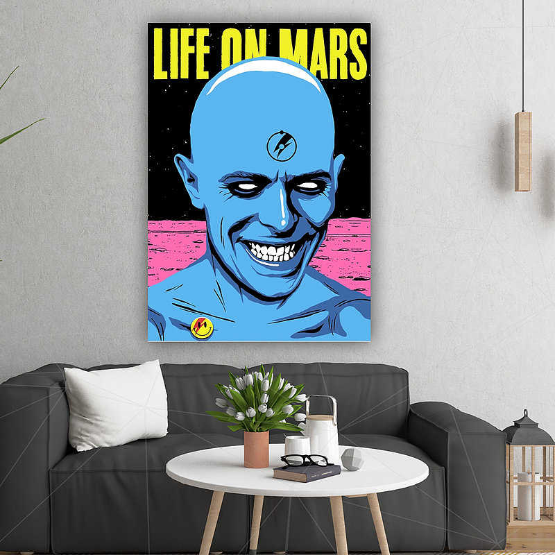 تابلو، تابلو شاسی، تابلو فانتزی، تابلو چوبی، تابلو life on mars