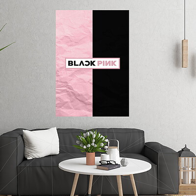 تابلو، تابلو شاسی، تابلو فانتزی، تابلو چوبی، تابلو black pink