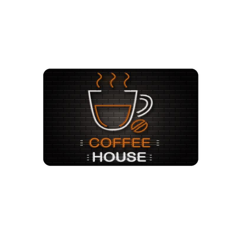 استیکر کارت عابر بانک طرح coffee کد 1875