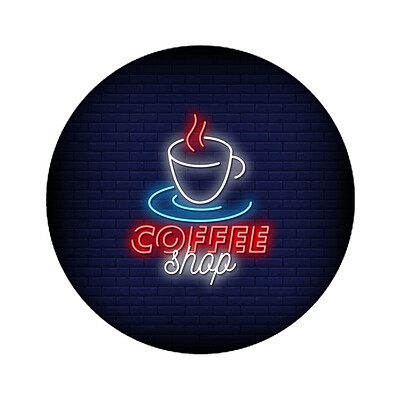 استیکر موبایلی، استیکر لپ تاپ، استیکر تزئینی، استیکر coffee