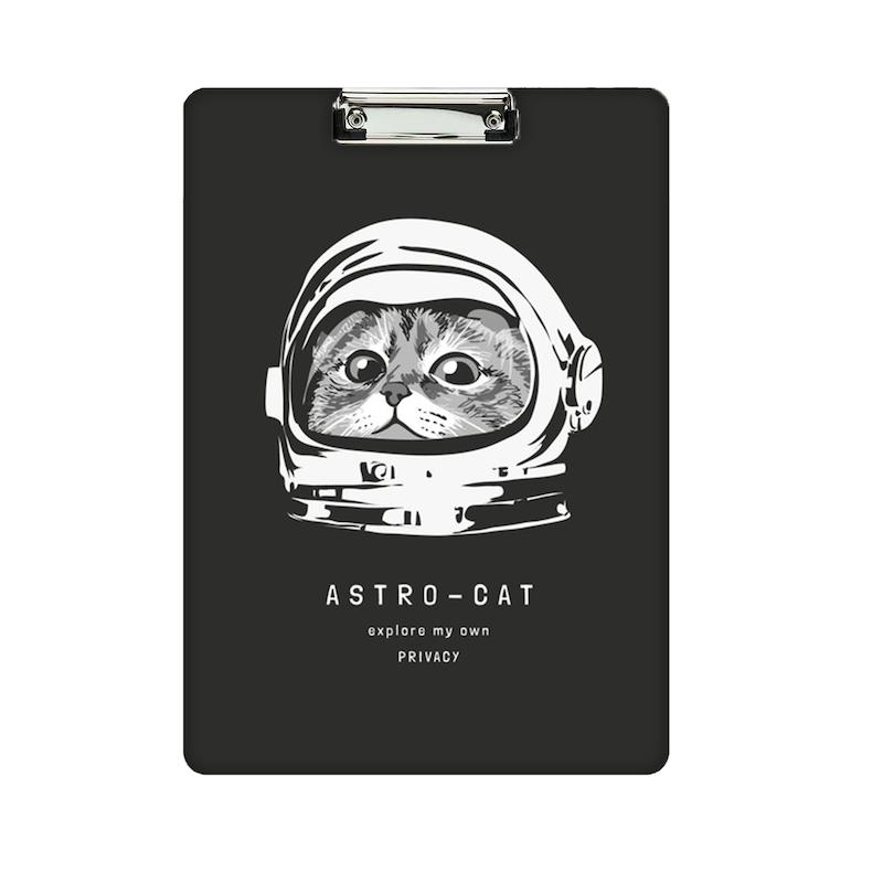 تخته شاسی طرح گربه فضانورد کد 1749