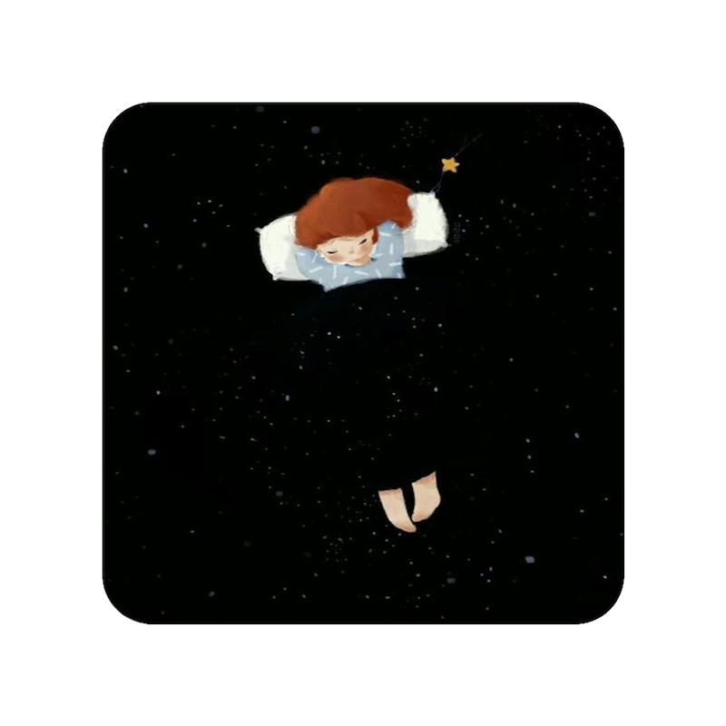 دختر ، خواب ، شب