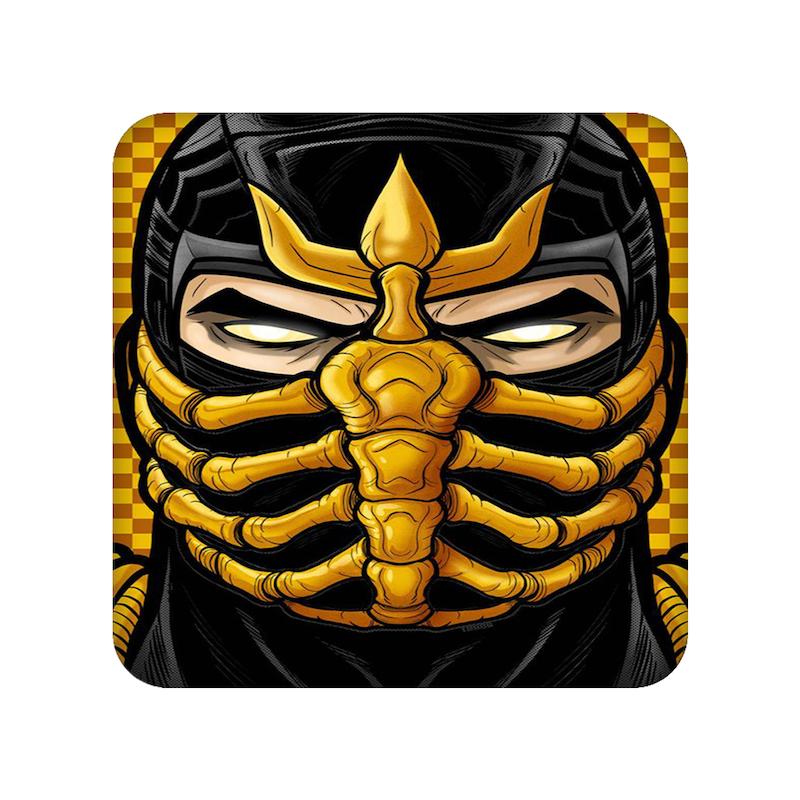 زیرلیوانی طرح scorpion کد  1433
