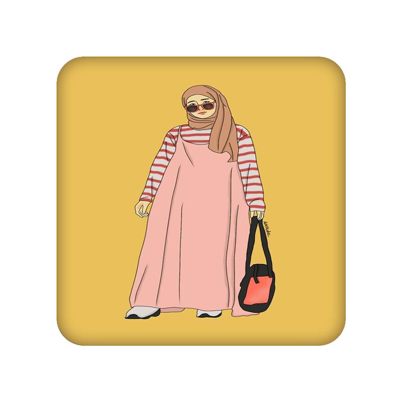 زیرلیوانی طرح زن کد  1561