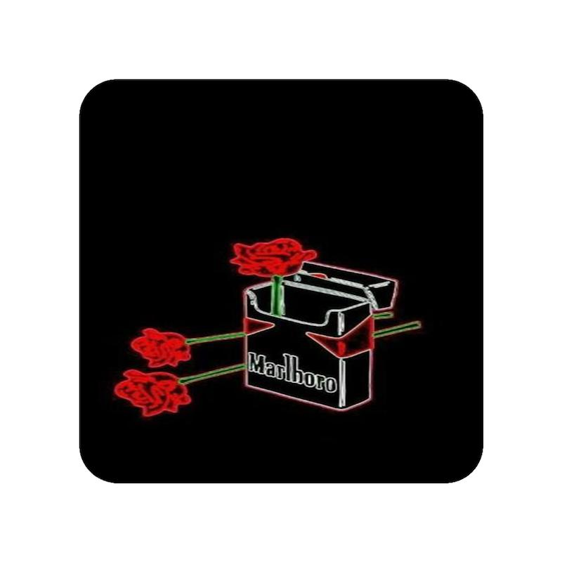 زیرلیوانی طرح گل کد  20012