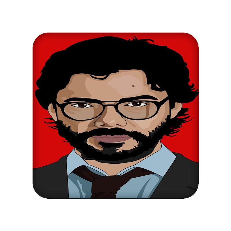 زیرلیوانی طرح Money Heist کد  21008