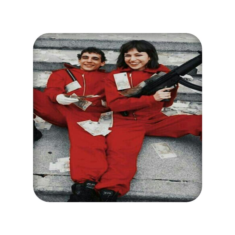 زیرلیوانی طرح Money Heist کد  21009