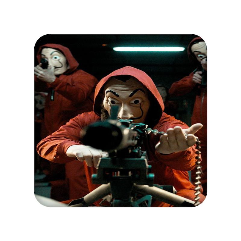 زیرلیوانی طرح Money Heist کد  21015