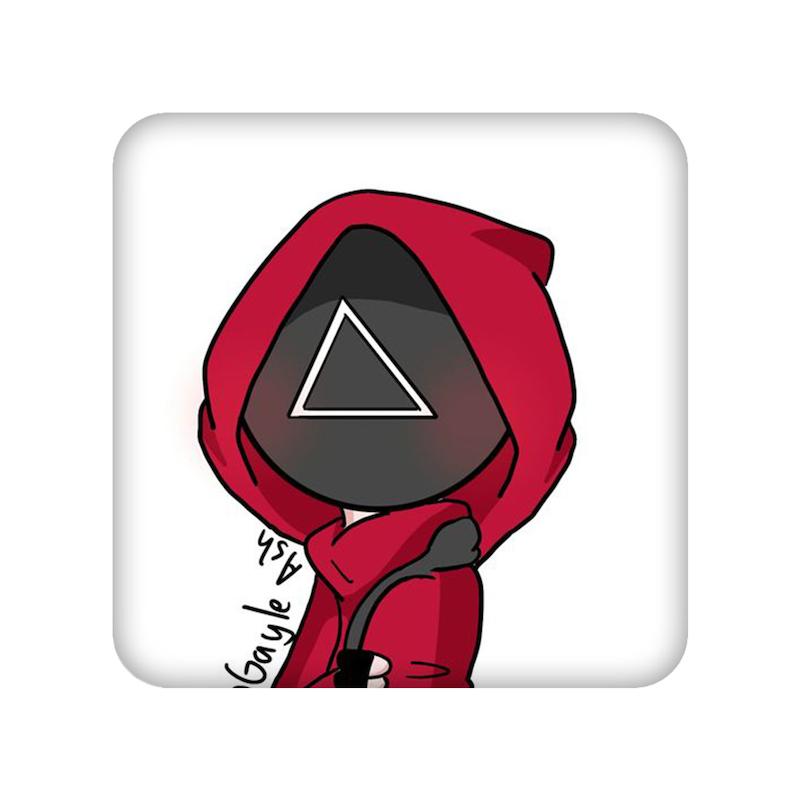 زیرلیوانی طرح Squid Game کد  21080