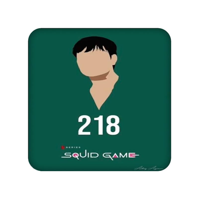 زیرلیوانی طرح Squid Game کد  21083