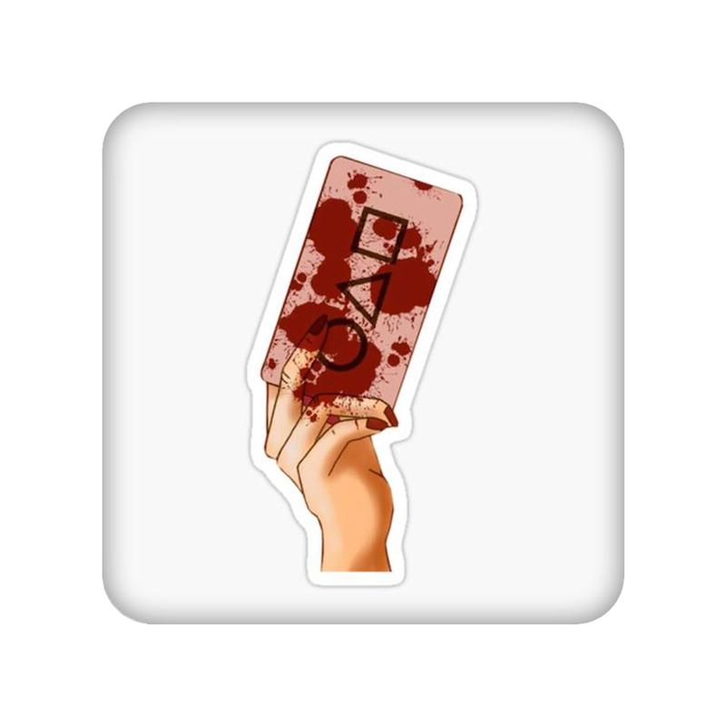 زیرلیوانی طرح Squid Game کد  22000