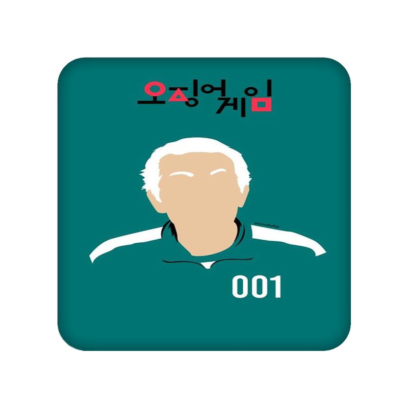 زیرلیوانی طرح Squid Game کد  22006