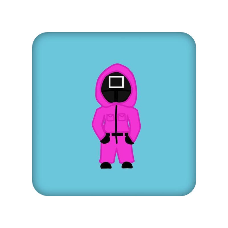زیرلیوانی طرح Squid Game کد  22014