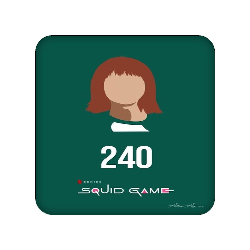 زیرلیوانی طرح Squid Game کد  22032