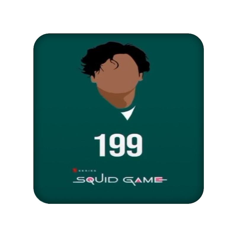 زیرلیوانی طرح Squid Game کد  22044