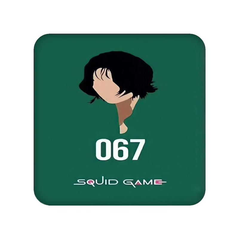 زیرلیوانی طرح Squid Game کد  22048