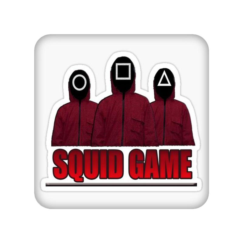 زیرلیوانی طرح Squid Game کد  22050