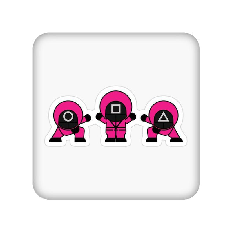 زیرلیوانی طرح Squid Game کد  22058