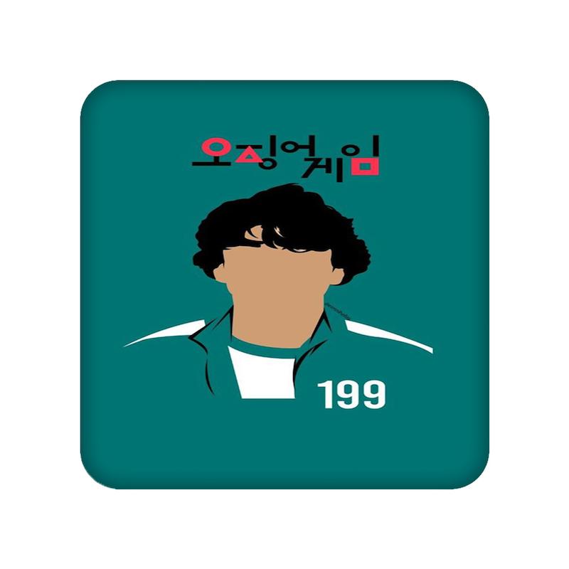زیرلیوانی طرح Squid Game کد  22079
