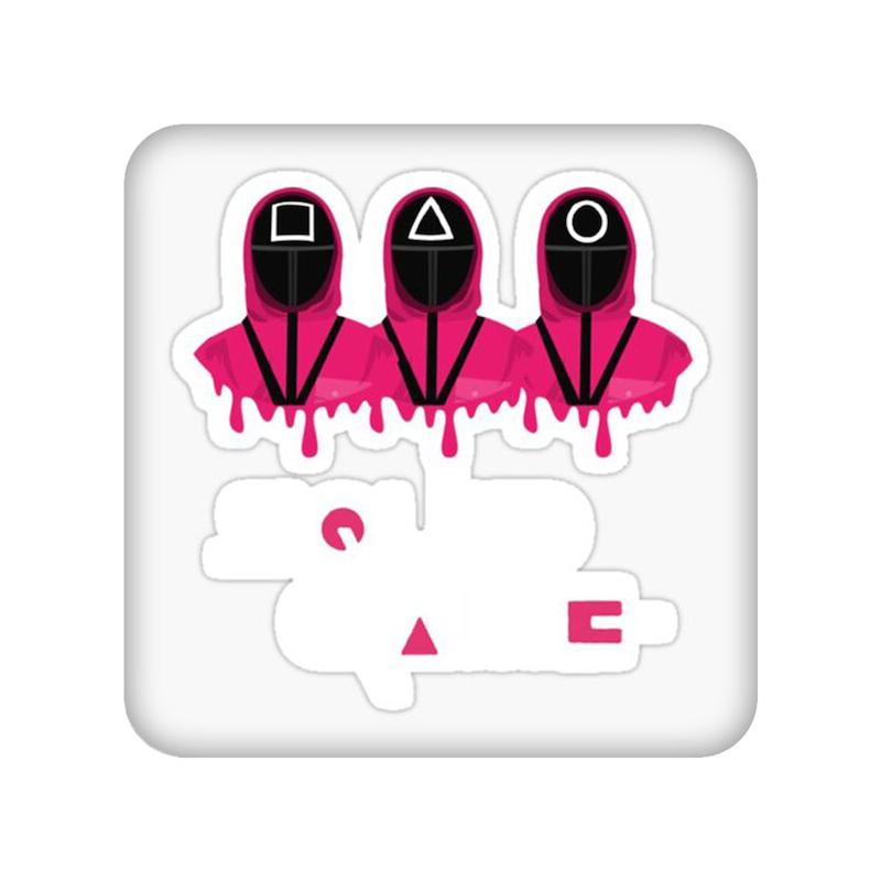 زیرلیوانی طرح Squid Game کد  22089