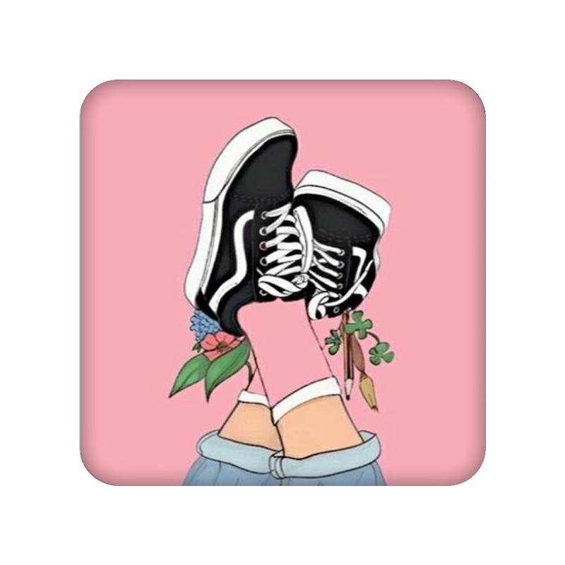 زیرلیوانی طرح blackpink کد  2351