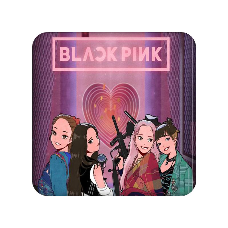 زیرلیوانی طرح blackpink کد  23055