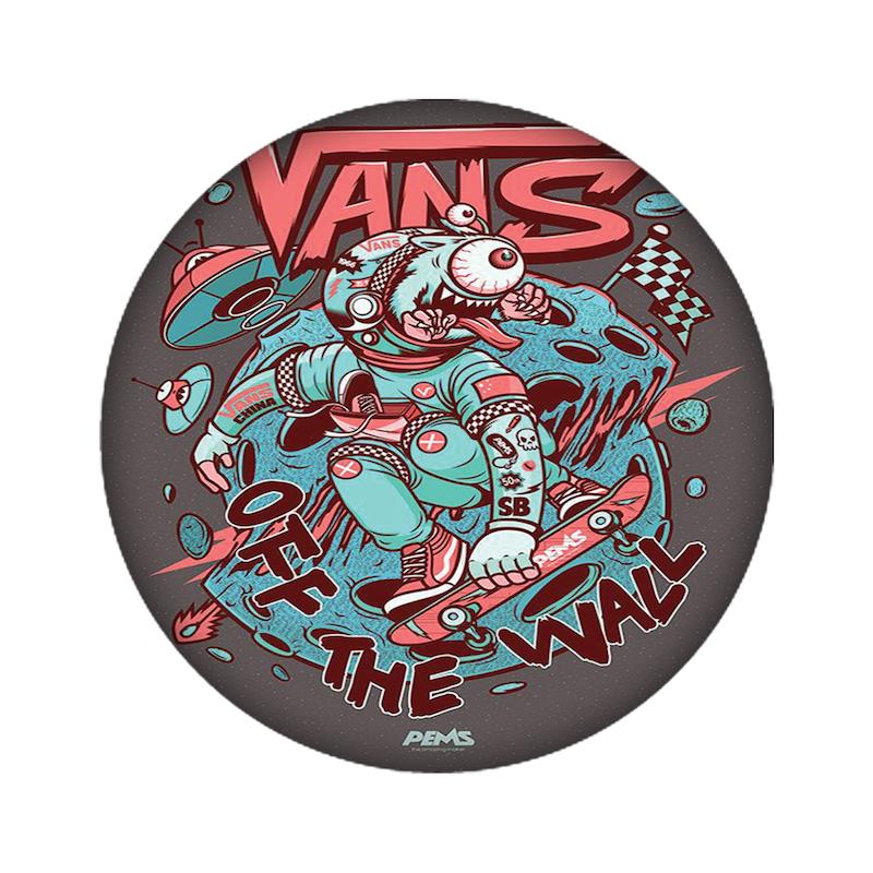 زیرلیوانی طرح vans کد  469