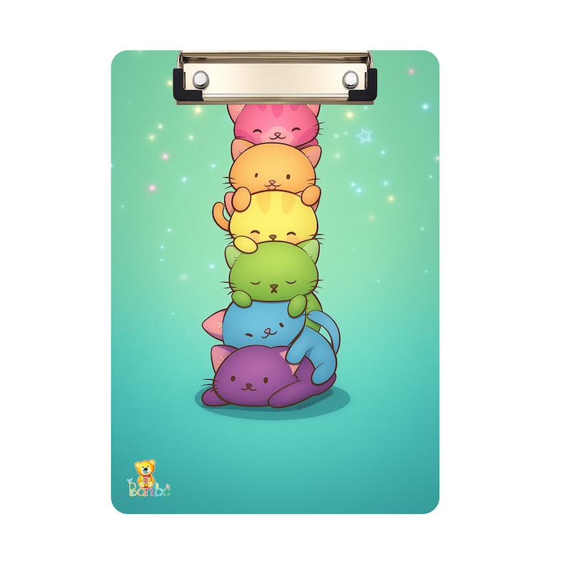 تخته شاسی طرح گربه های رنگی کد 2760