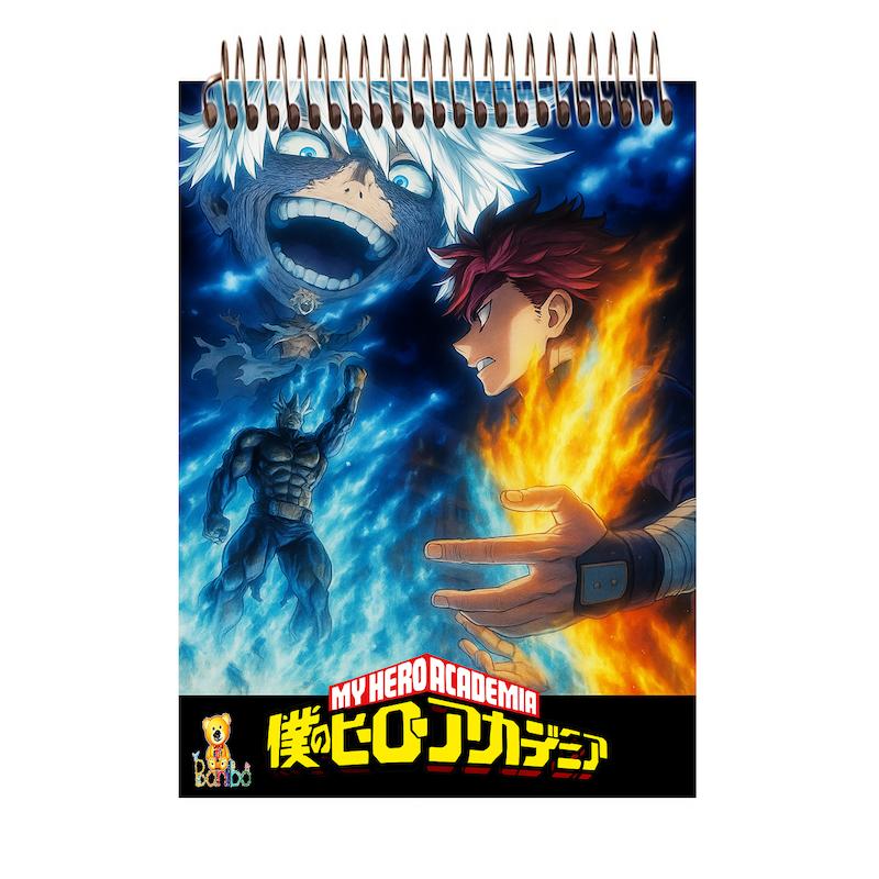 دفتر شطرنجی 100 برگ طرح انیمه کد 2532