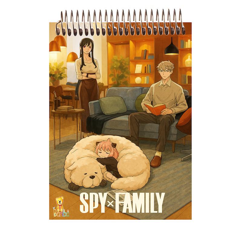 دفتر شطرنجی 100 برگ طرح انیمه کد 2540