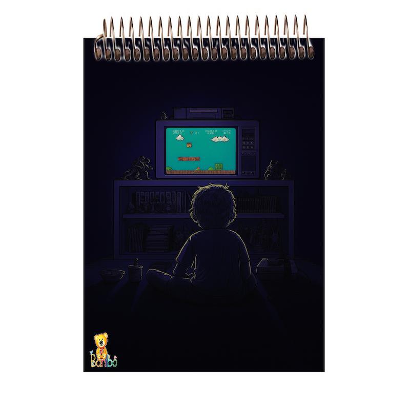 دفتر شطرنجی 100 برگ طرح gamer کد 2547