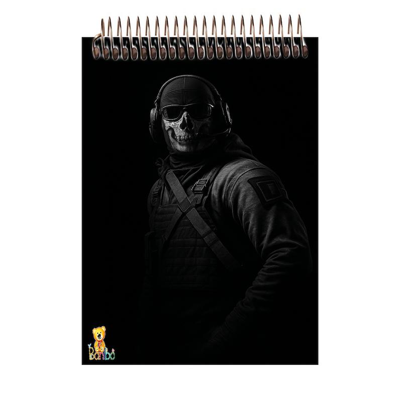 دفتر شطرنجی 100 برگ طرح کال آف کد 2587