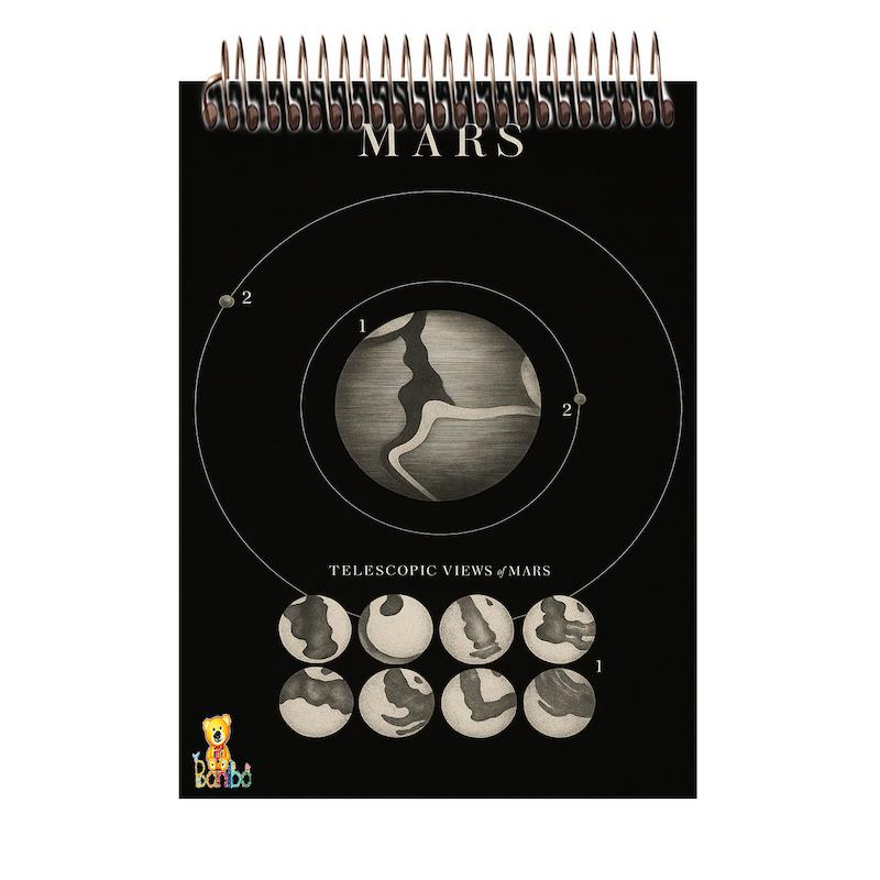 دفتر شطرنجی 100 برگ طرح سیاره کد 2594