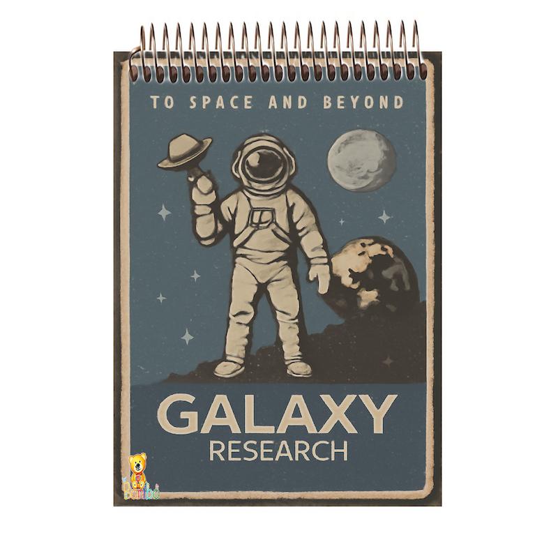 دفتر شطرنجی 100 برگ طرح  فضانورد کد 2608