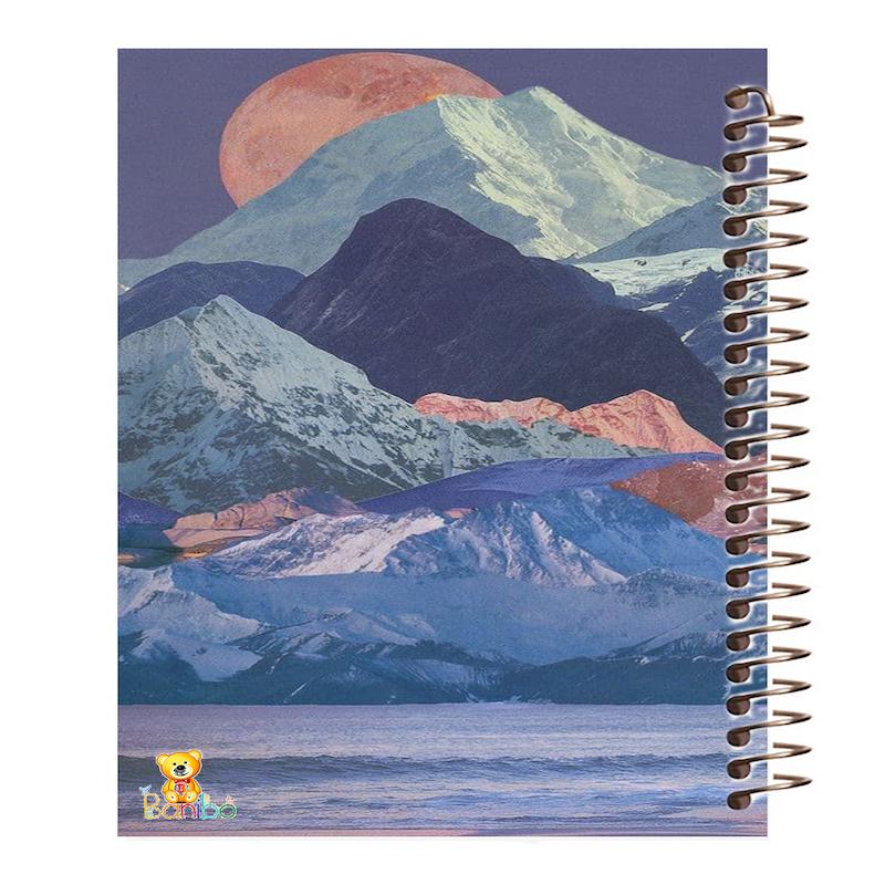 دفتر نقاشی 100 برگ طرح کوه کد 155