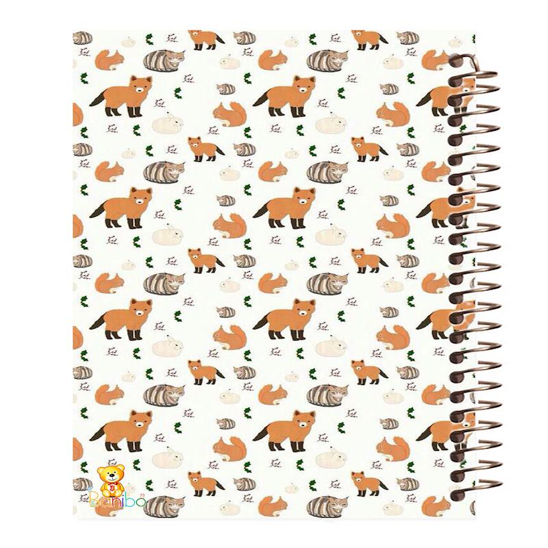 دفتر نقاشی 100 برگ طرح روباه کد 256