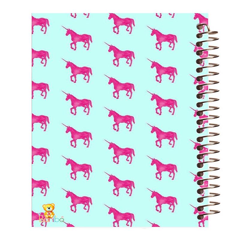 دفتر نقاشی 100 برگ طرح اسب تک شاخ کد 274