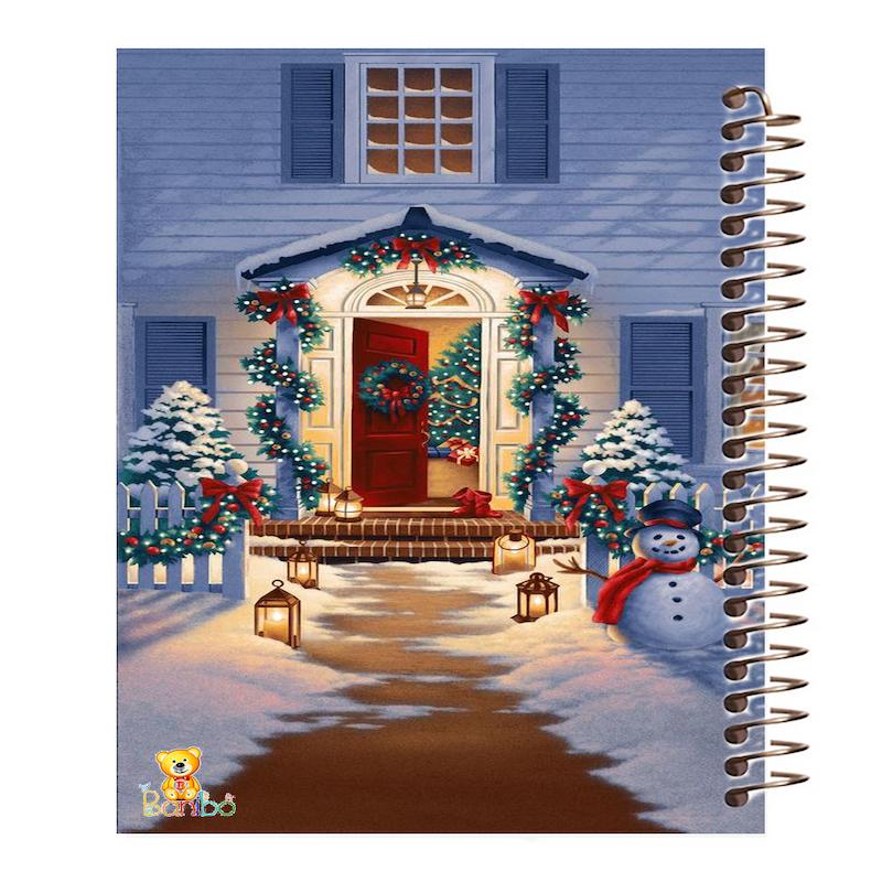 دفتر نقاشی 100 برگ طرح کریسمس کد 296
