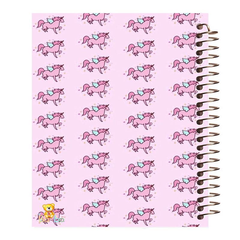 دفتر نقاشی 100 برگ طرح اسب تک شاخ کد 305